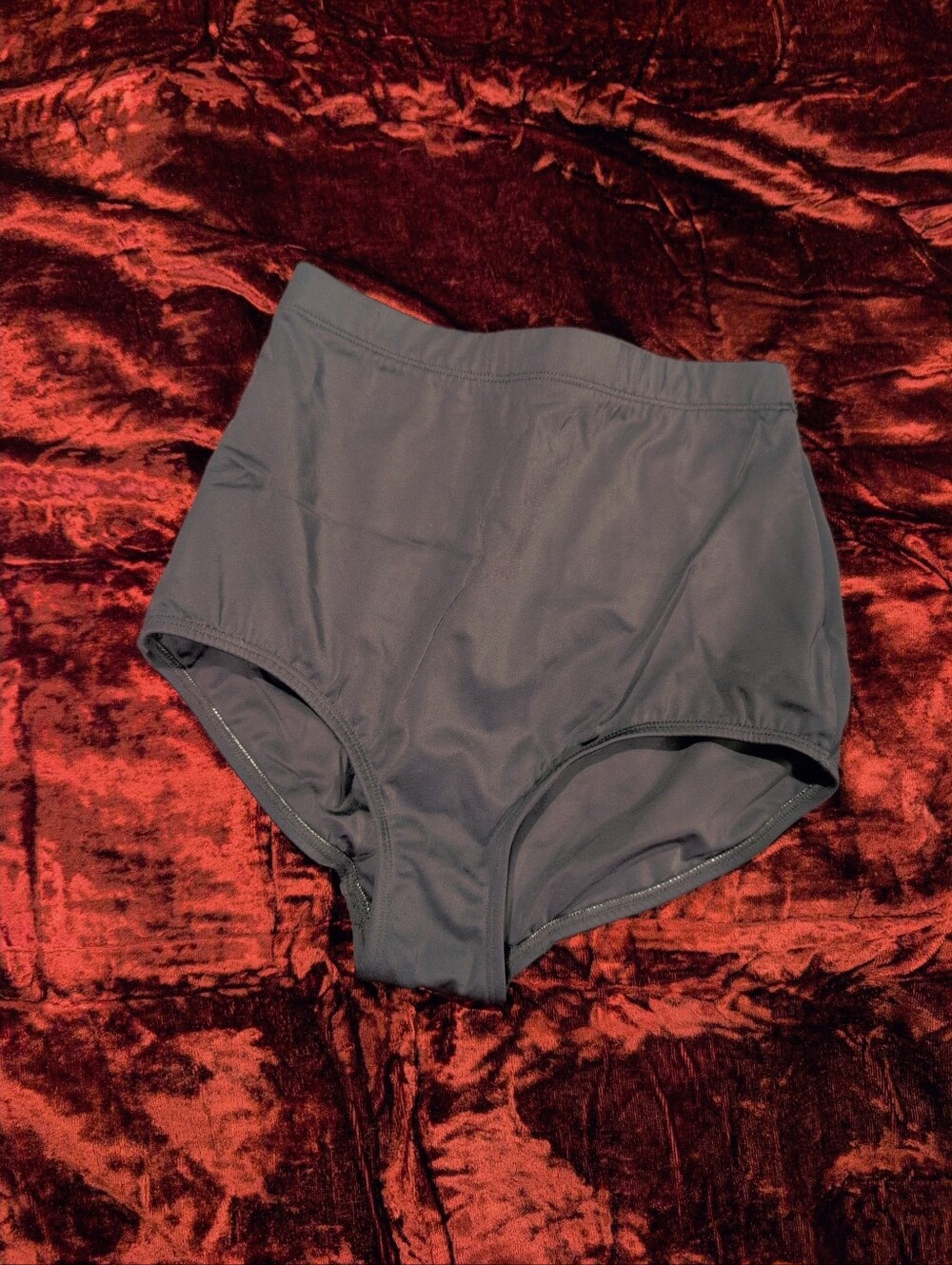 Discontinued La Femme En Noir Lilith High Waisted Swim Bottom Micheline Pitt
